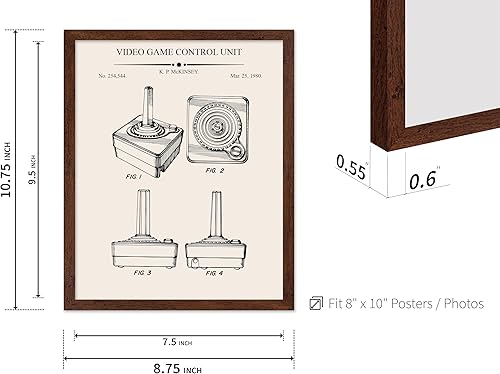 Miniatura 3 de Poster Master Póster de 4 piezas para videojuegos, impresión de patente de videojuegos, arte de joystick, arte de controlador, arte de dibujo