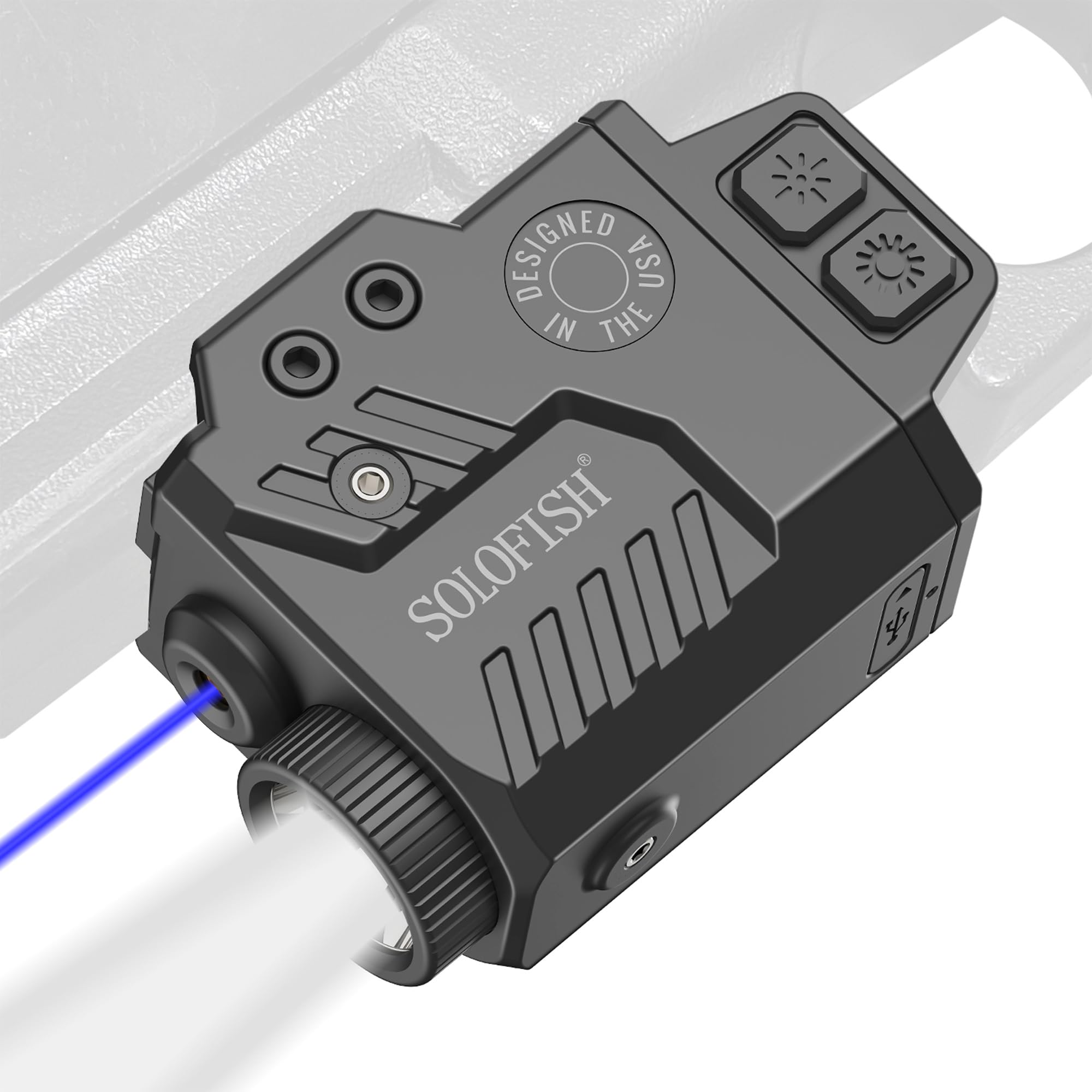 Amazon.com: Solofish 800 Lumens Adjustable Pistol Light Laser