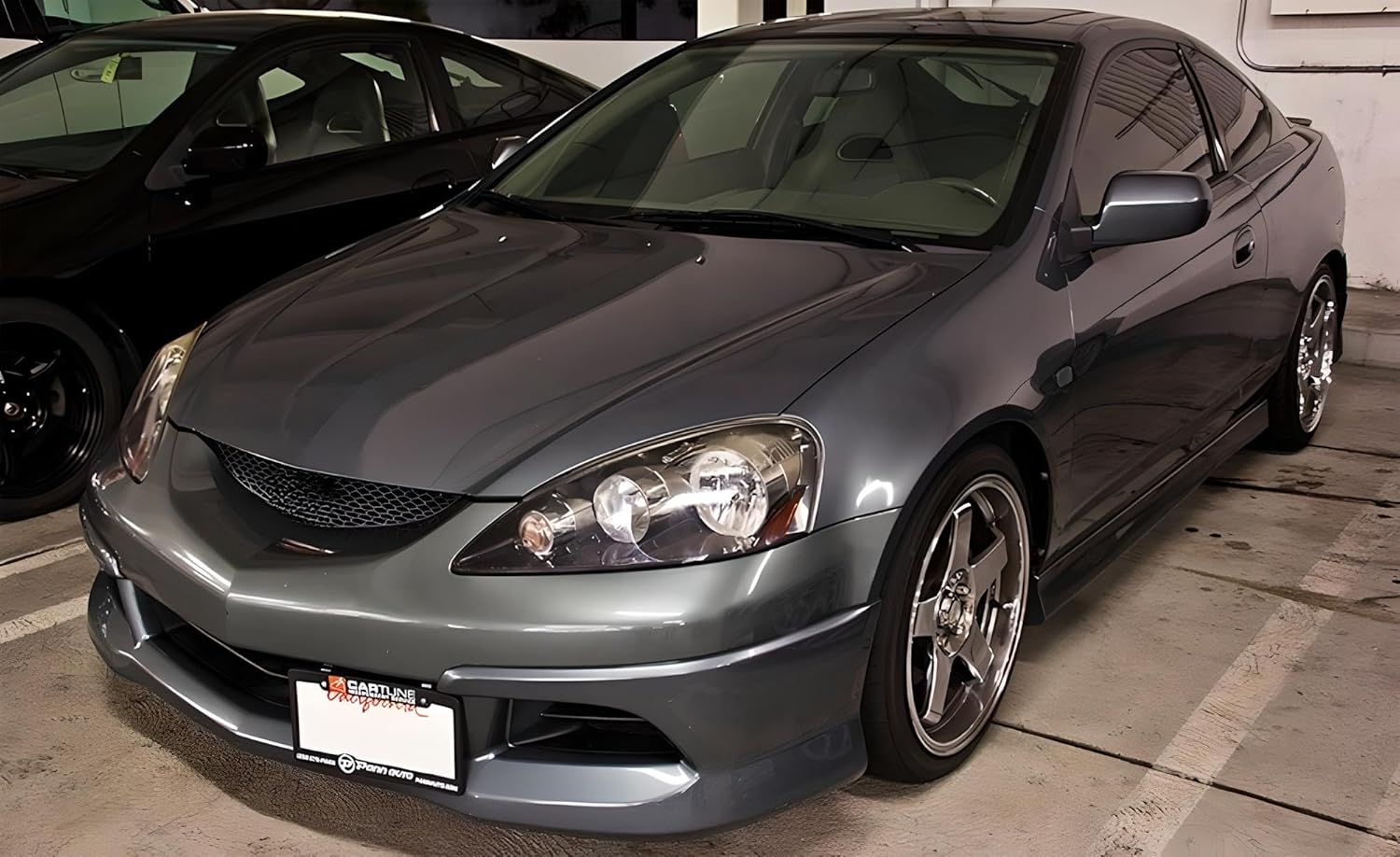 iJDMTOY Smoked Lens Amber Full LED Fender Side Marker Light Kit Compatible With JDM Spec Honda/Acura RSX Integra Civic EP3 Replace OEM Amber Sidemarker Lamps