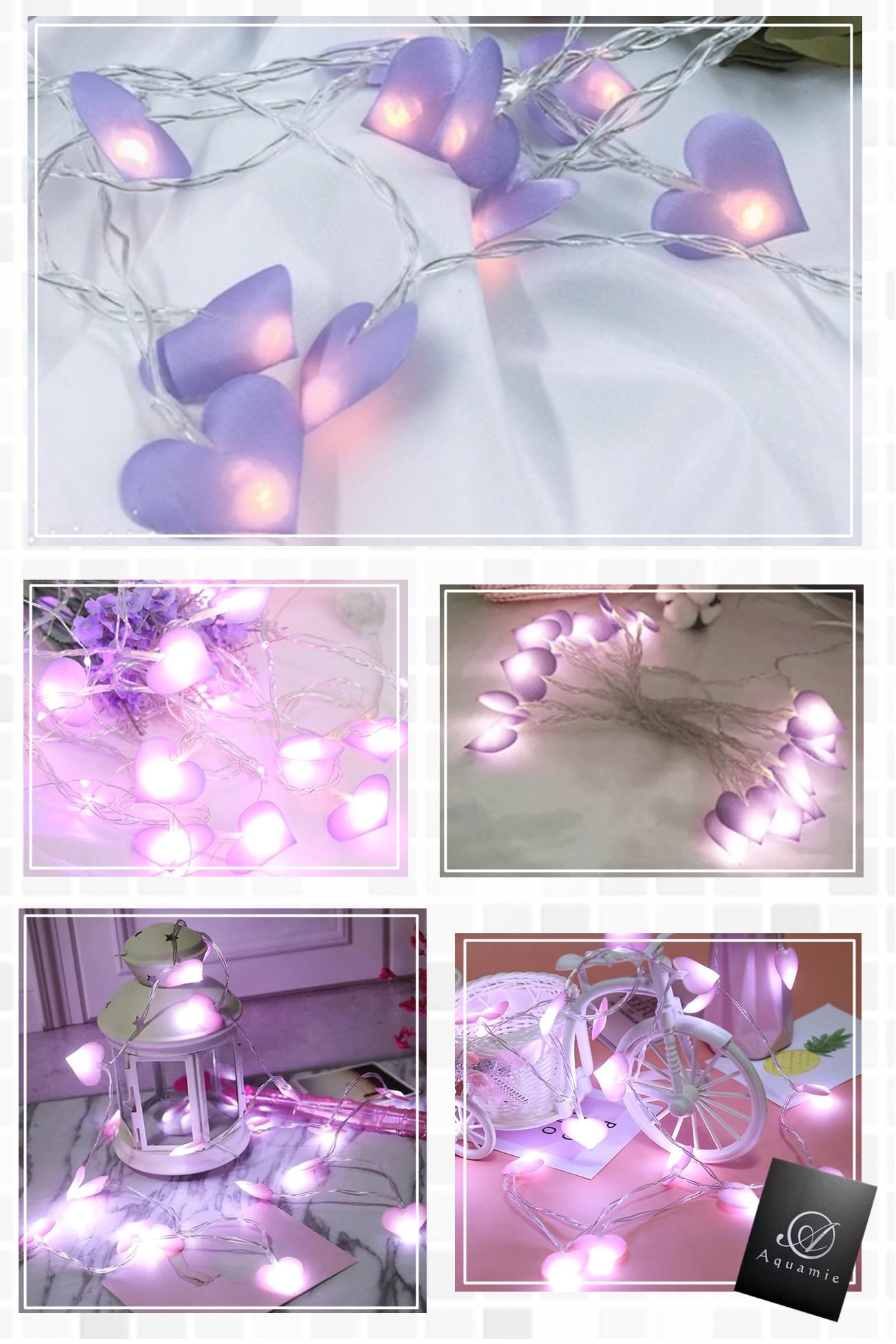 【在庫処分】 ドキドキハート ６０ｃｍ　LEDイルミネーション　