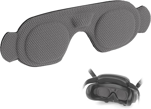 Gafas 3 Cubierta protectora para DJI, gafas a prueba de polvo, 3 almohadillas cómodas, 3 protectores de lentes, almohadillas para ojos, accesorios