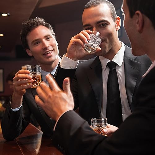 Miniatura 6 de Juego de 6 vasos de chupito de base pesada, vasos de chupito transparentes de 2 onzas a granel, vaso de chupito de tequila, vaso de chupito