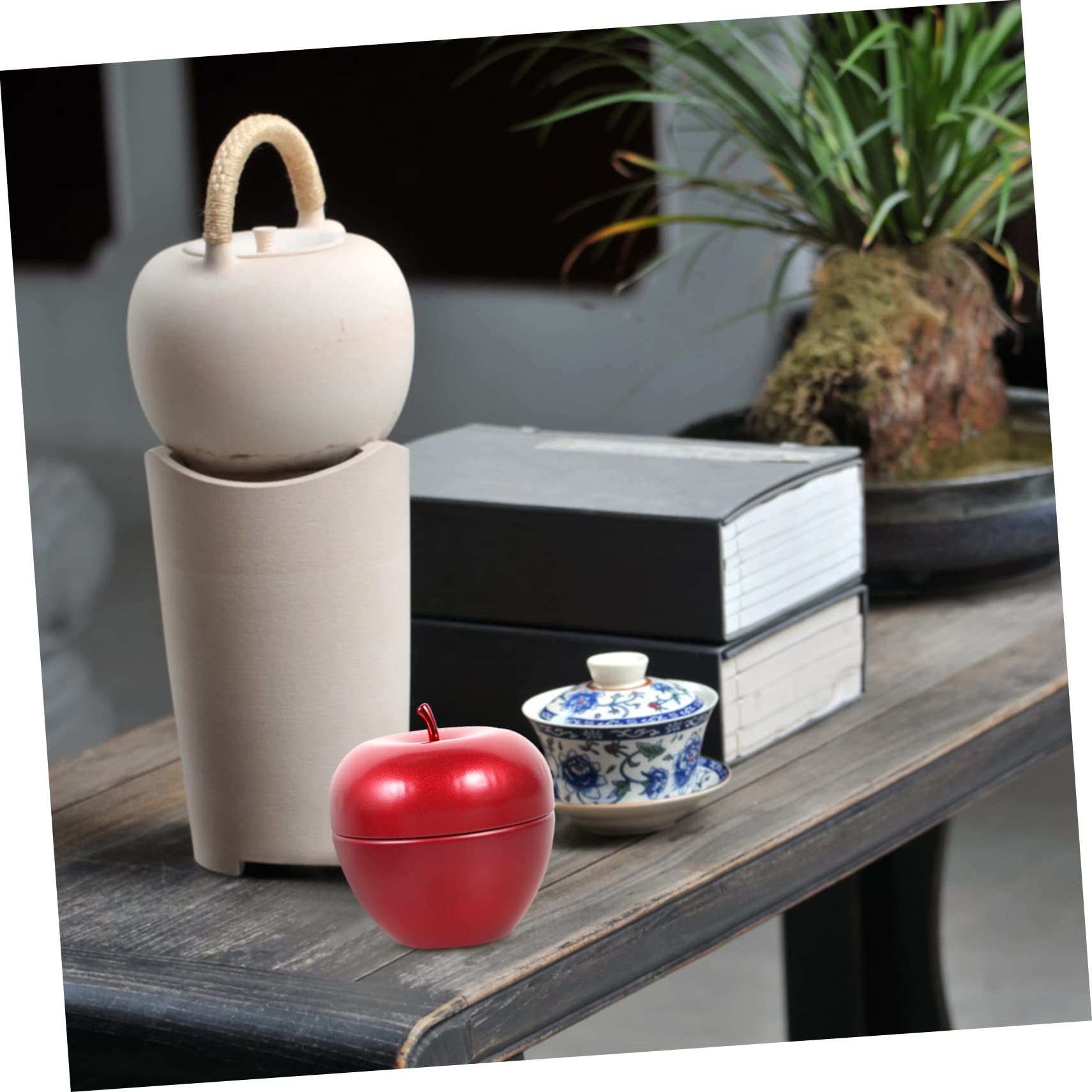 アンティーク りんごの形のキャニスター 4個セット アンティーク