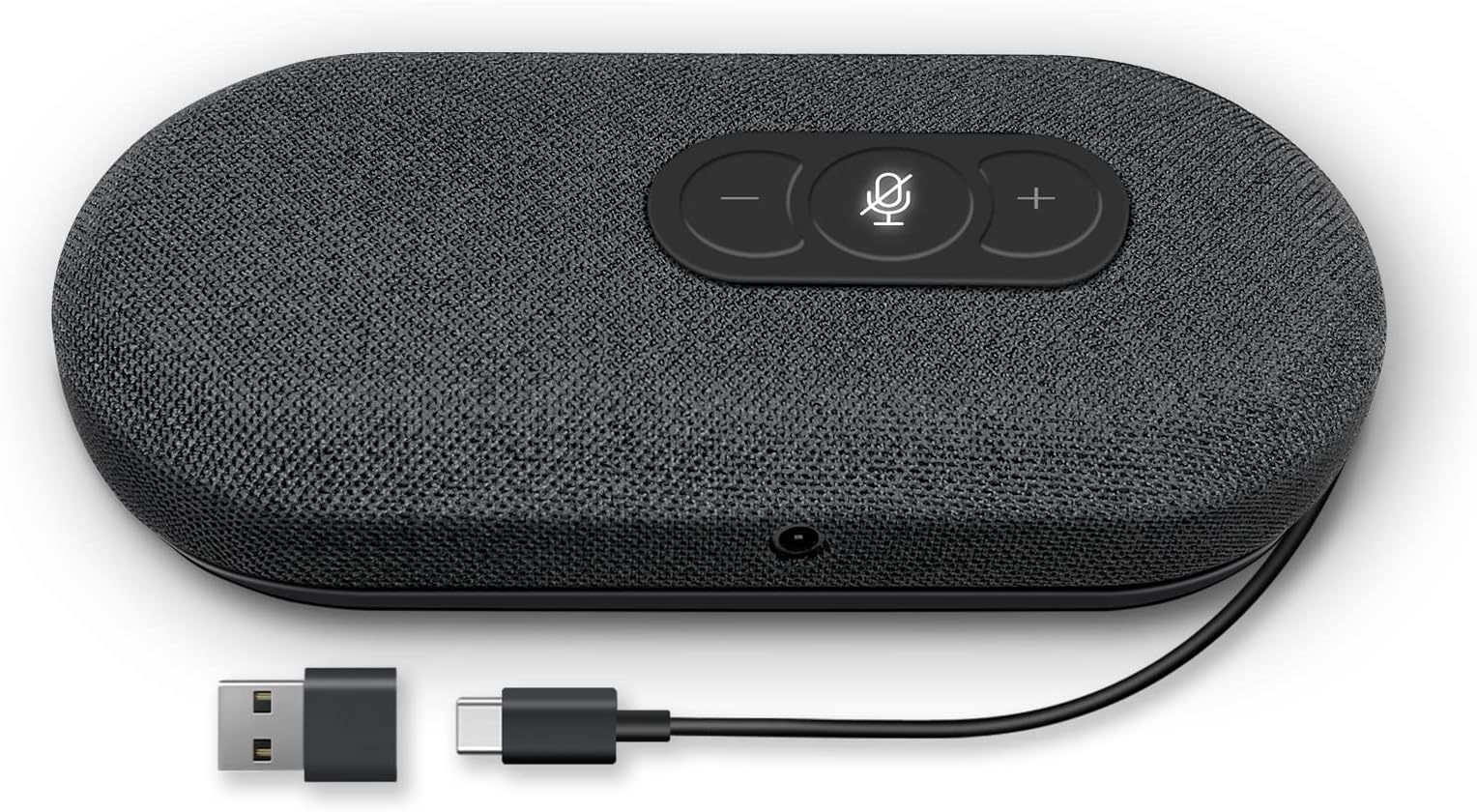 USB Speakerphone, Conference Computer Speakers with Microphone for Home Office Calls, 360 Degree Enhanced Voice Pickup, Noise Reduction, Echo Cancellation, Compatible with Zoom, Teams, Skype