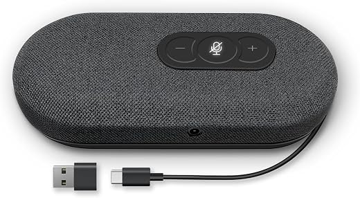 RayBit USB Speakerphone, Conference Computer Speakers with Microphone for Home Office Calls, 360 Degree Enhanced Voice Pic