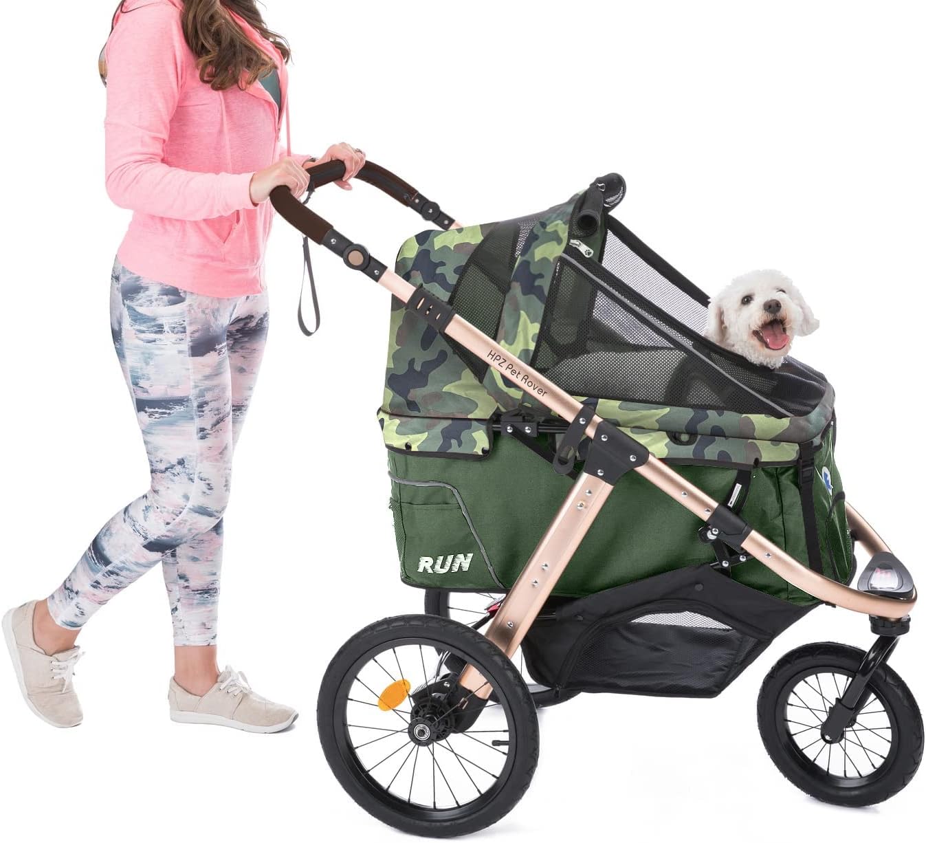 HPZ Pet Rover Run Performance Jogging Sports Stroller with Comfort