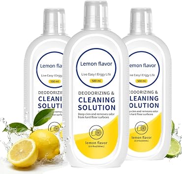 Floor Cleaner Solution,500ml 3-Pack - Natural Sweet Orange Scented Liquid,Compatible with Tineco iFloor, Breeze, Floor One S3/S5/Combo/S6/S7 Pro series,Effectively cleans grease & grime