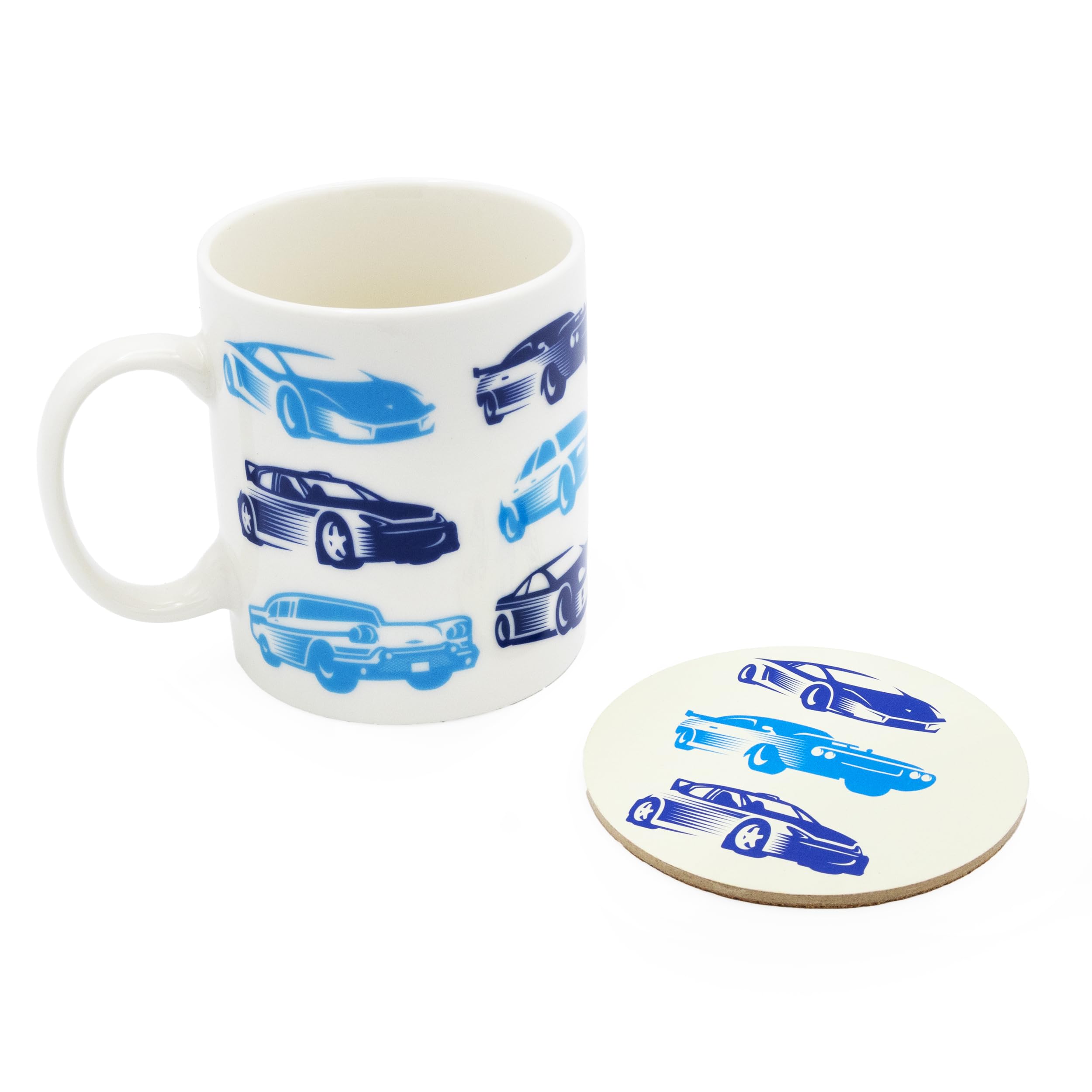 Robert Frederick Gentleman’s Emporium Car Mug and Coaster Set Gift Set for Car Enthusiasts
