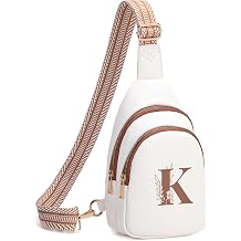 Viverte Crossbody Bags for Women Initial Sling Bag Cross Body Fanny Packs Personalized Gifts for Mom Women Wife