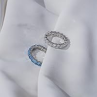 Vista 5 de Tienda Collection Anillo de plata de ley con corte princesa hecho con circonita cúbica Infinite Elements