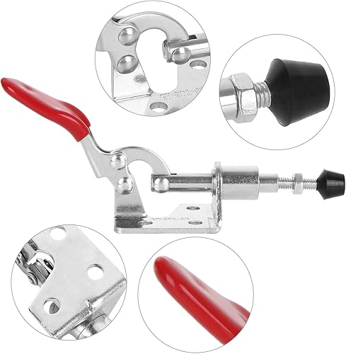 Miniatura 3 de 10 piezas de pestillo de palanca ajustable 301AM abrazadera de trazo abrazadera de empuje tire abrazadera de palanca de liberación rápida