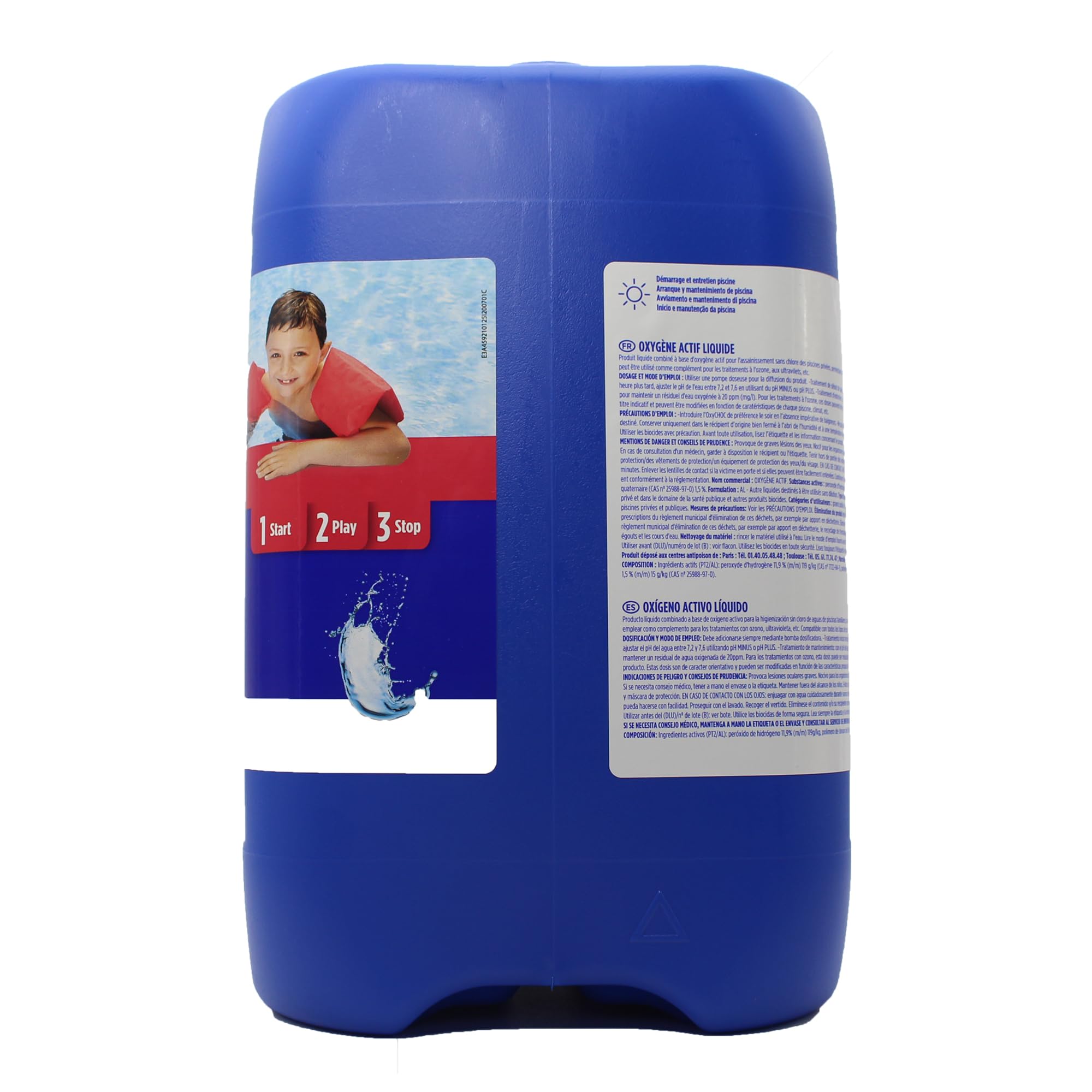 76098 OxyChoc, Oxygène Actif Liquide, sans Chlore - 5L