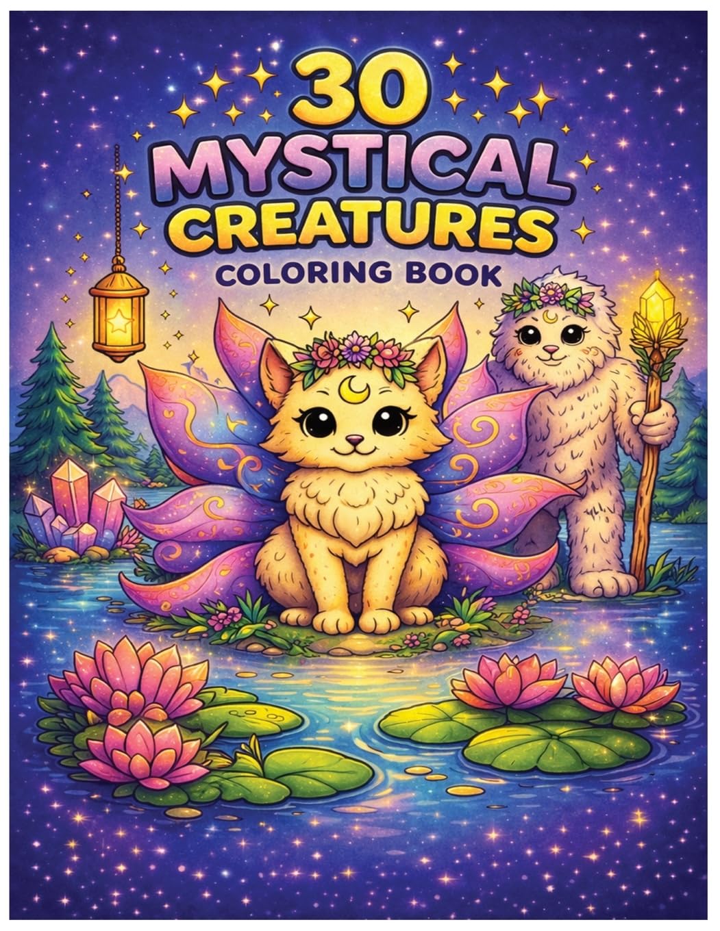 Mystical Creatures Coloring Book