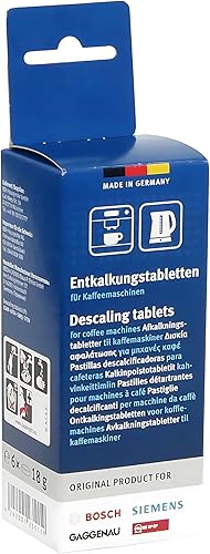 Miniatura 3 de Bosch Juego de limpieza y mantenimiento para máquinas de café totalmente automáticas, 6 tabletas descalcificadoras + 10 tabletas de limpieza,