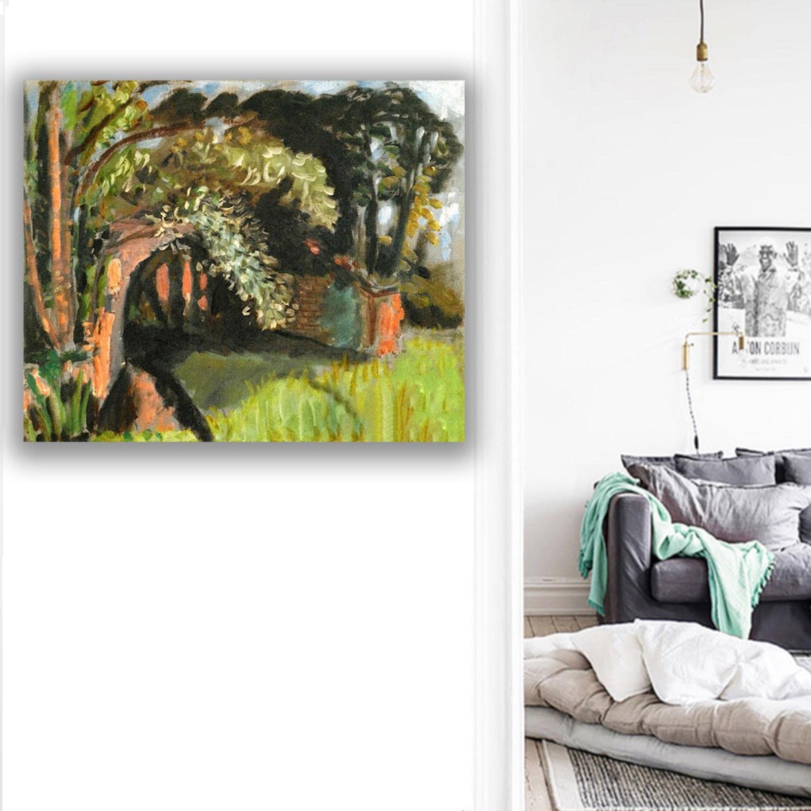 Amazon｜アンリ・マティス-キャンバス上の有名な絵画-「メンテノンの
