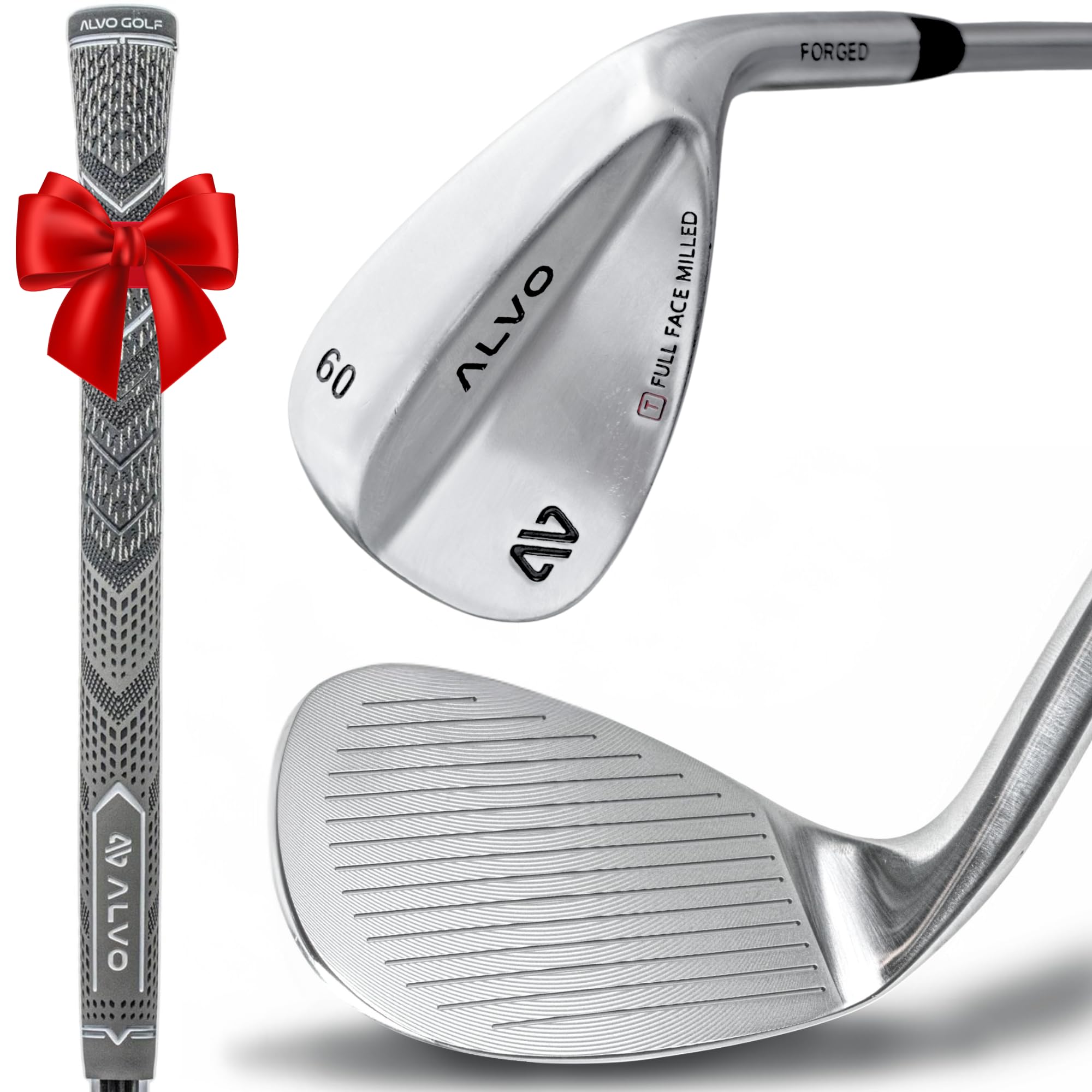 Premium Full Face Golf Wedges, Golf Wedge Set, 3 Wedges 52/56/60 Degree,Lob,Gap,Sand Golf Club for Men, Premium Grip, Right Hand