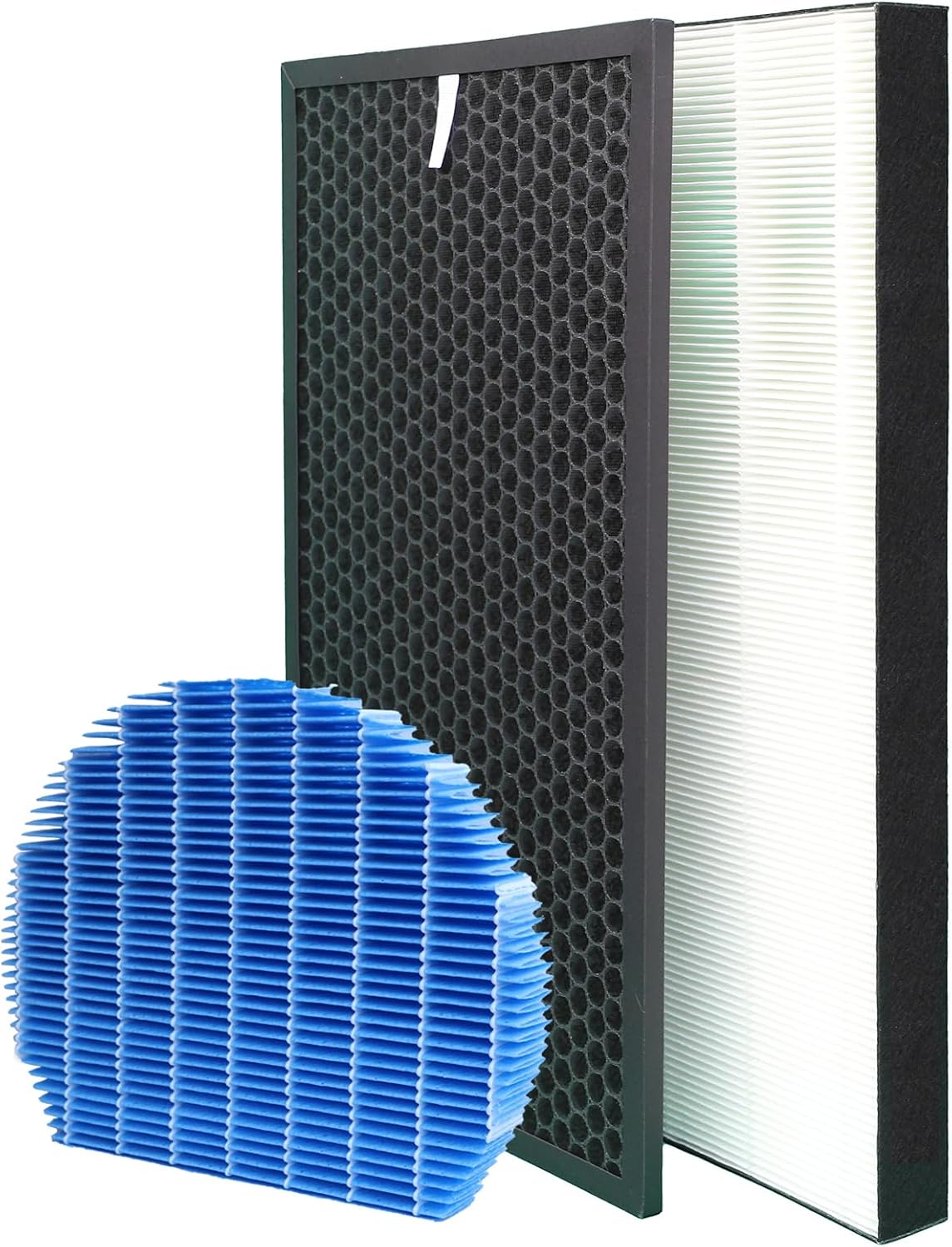 KC-D51R-W Air Purifier Filter Replacement for Sharp KC-G41R KC-G41R-W KC-G41R-H KC-G51R-W Hepa and Activated Carbon filter,FZ-D40HFE FZ-G40DHFE FZ-G60MFE Humidification Filter for FZ-D40DFE FZ-A61MFR