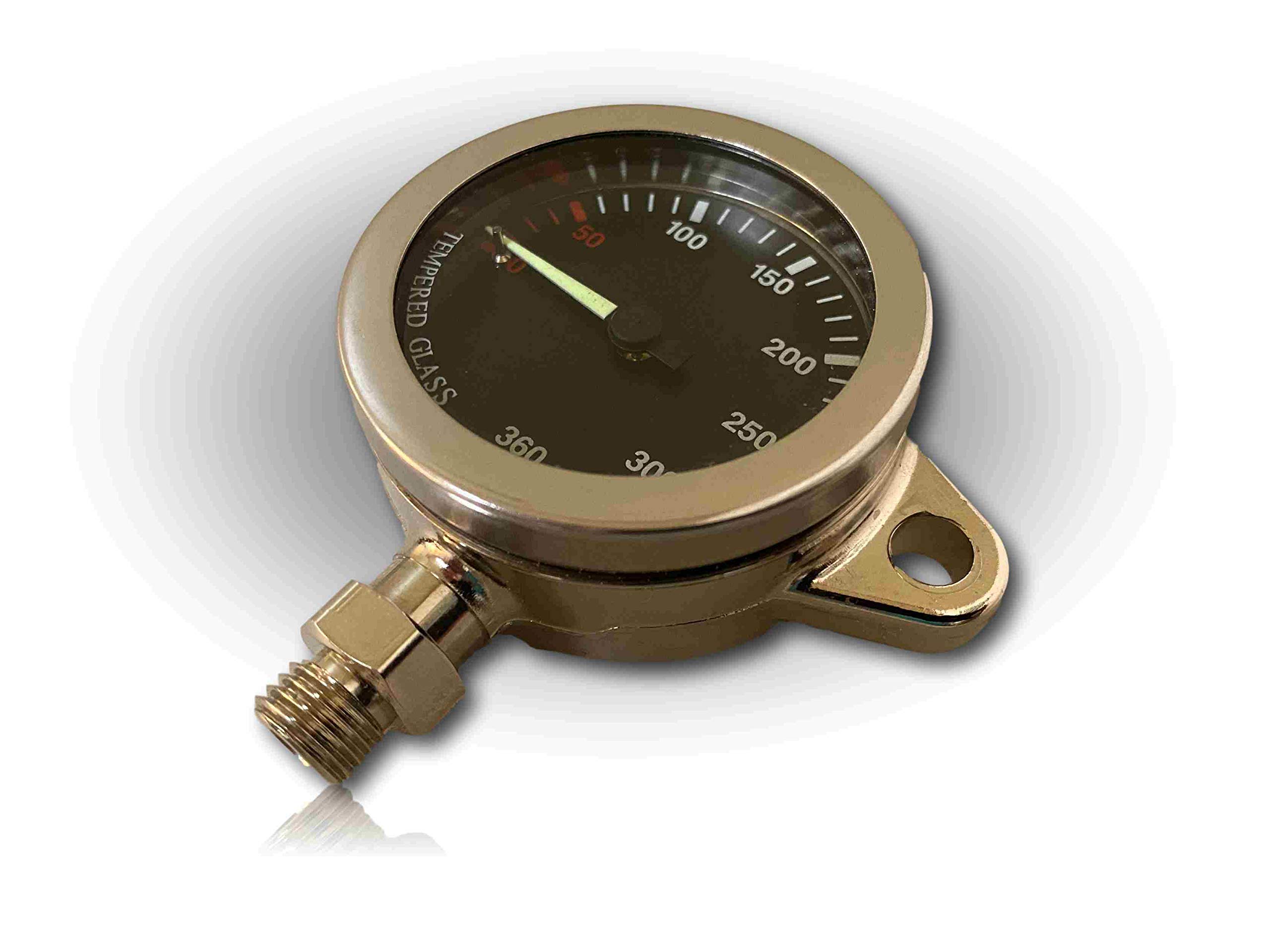 Termo Finimeter Pro Metall Glas Snap Pressure Gauge DIR TEC
