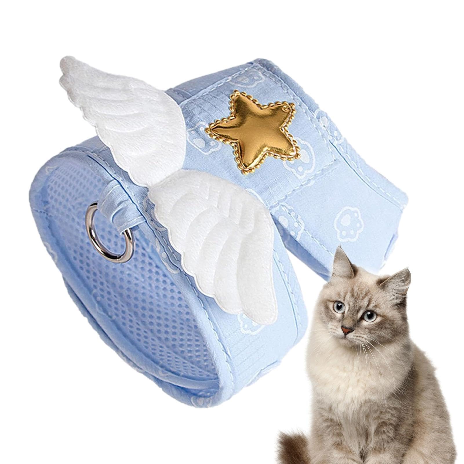 Guinzaglio per gatti – Set di pettorine e lino, gilet regolabile per gatti