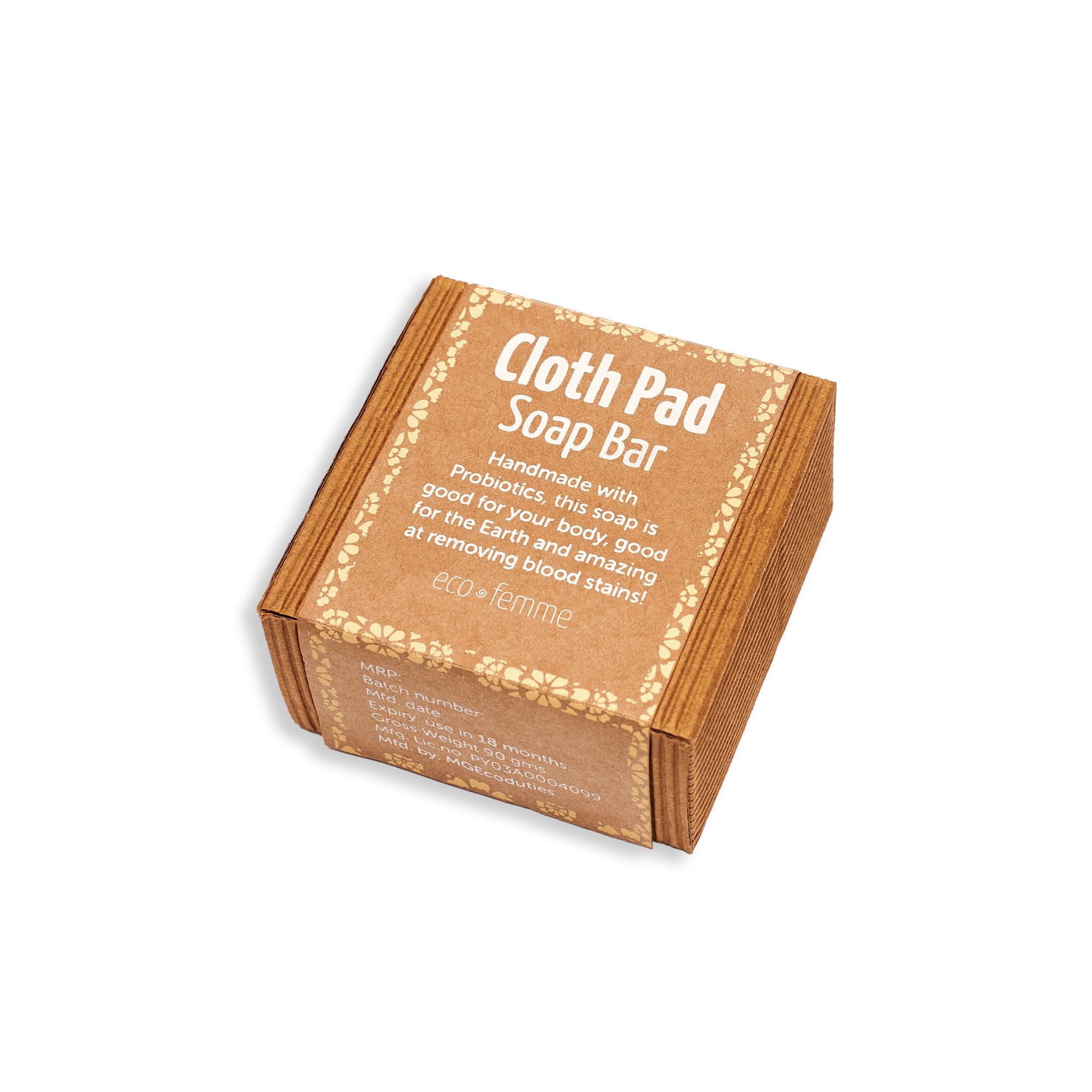 Eco Femme Cloth Sanitary Pad Washing Soap with Probiotics | Natural, Gentle, Organic Detergent Bar Soap for All Clothes | Pack of 1 (B0CMX8R16J) Amazon Price History, Amazon Price Tracker