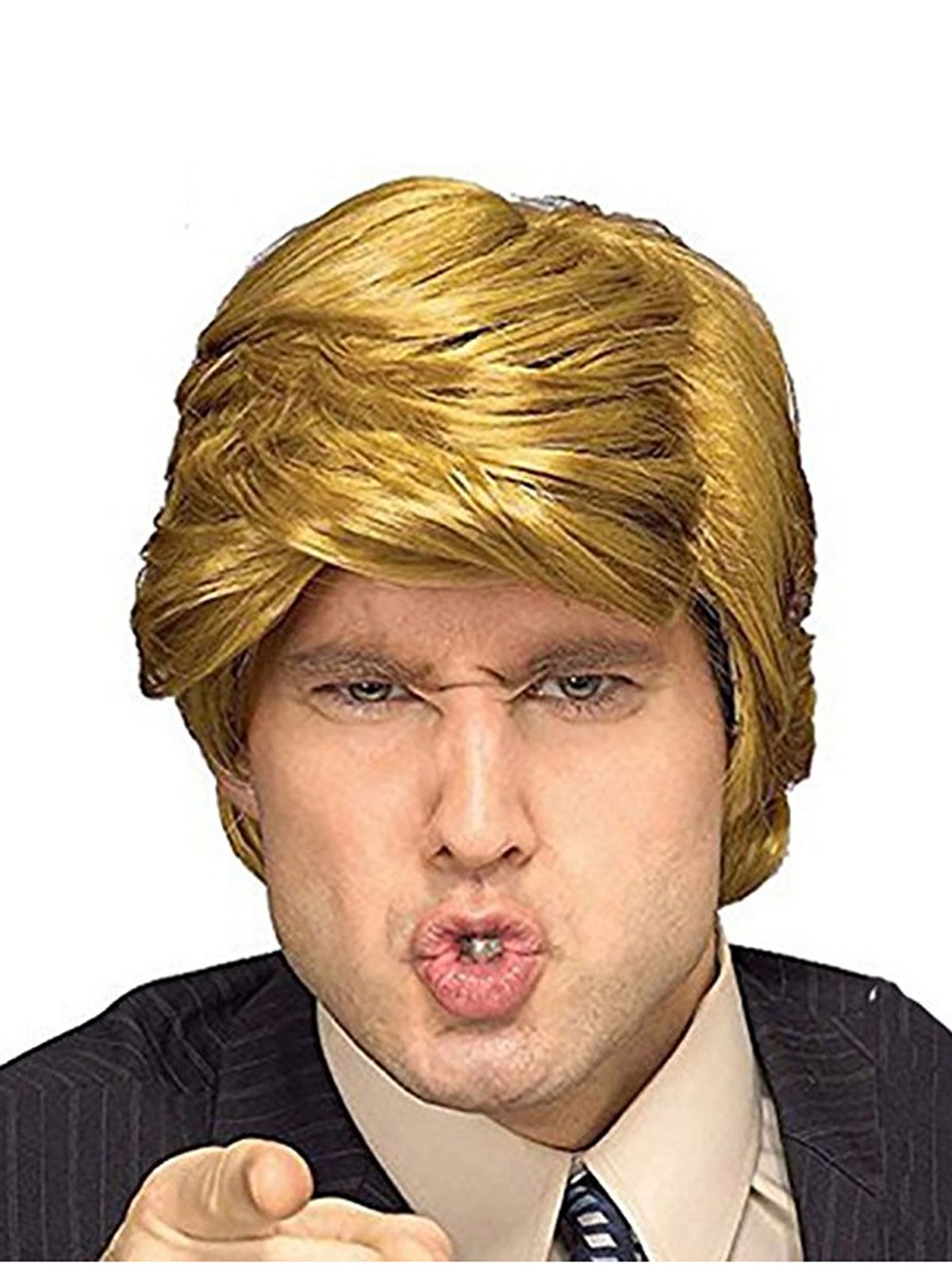 Mr. President Donald Trump Billionaire Synthetic Hair for Adult Men Wig