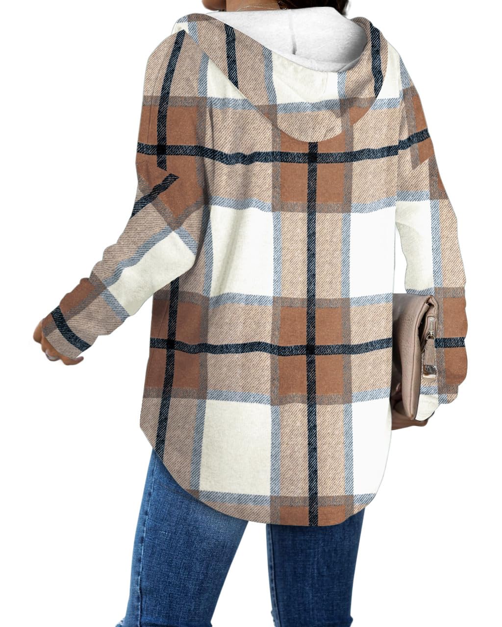 Bofell Womens Fashion Tops Hoodies for Women Pullover Oversized Sweatshirts Long SLeeve Shirts Loose Fit