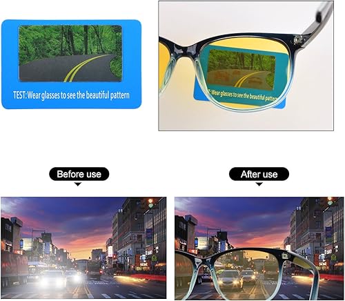 Miniatura 6 de Gafas de conducción de visión nocturna, polarizadas, antideslumbrantes, transparentes, para hombres y mujeres, moda