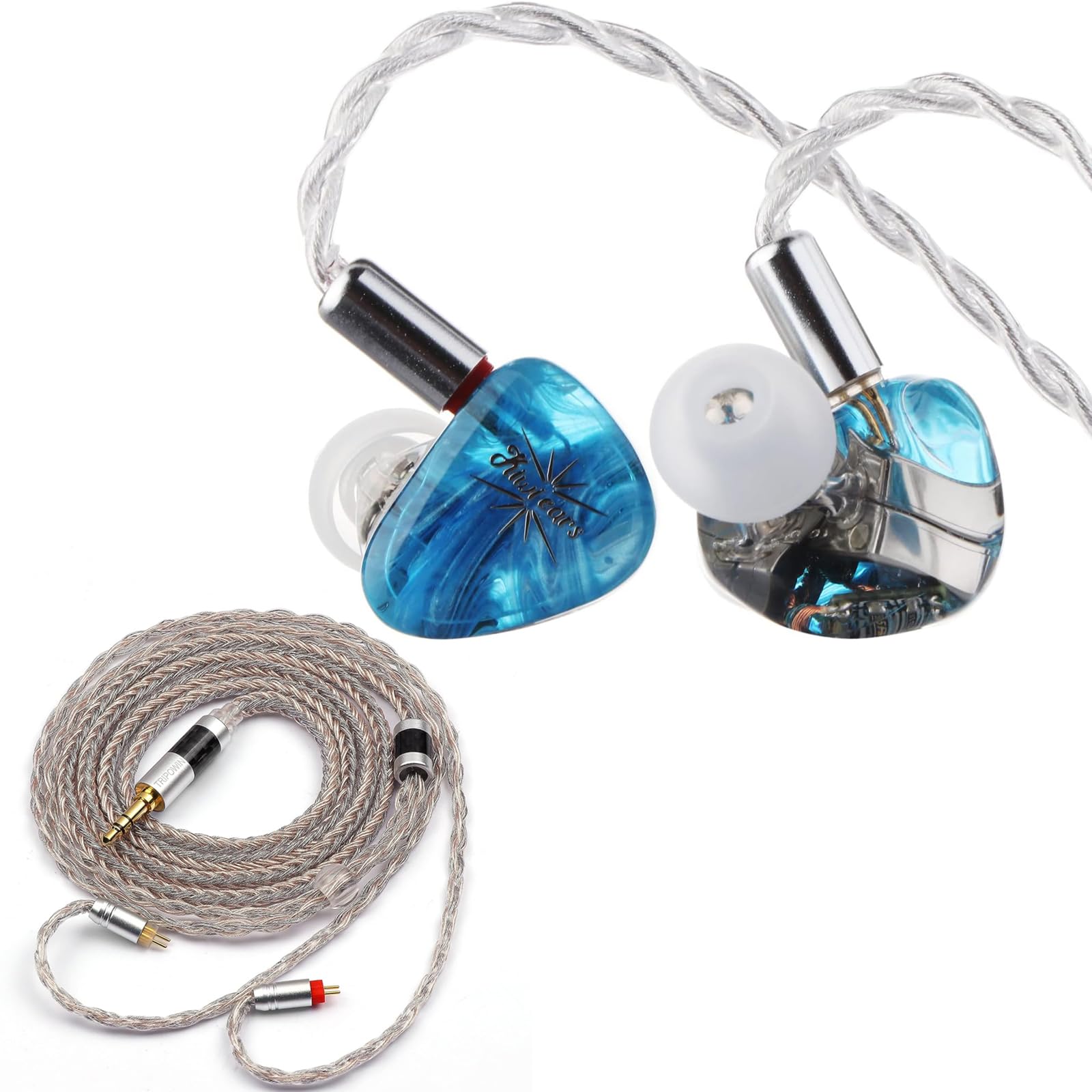 Amazon.com: Linsoul Kiwi Ears Orchestra Lite in Ear Earphones(Blue