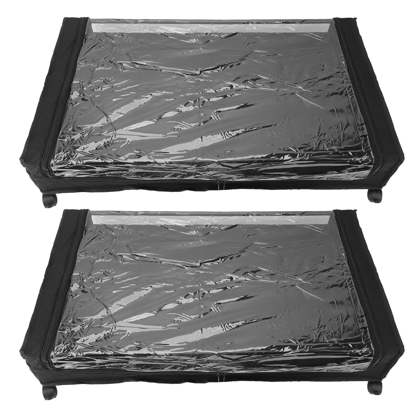 Tonysa Rolling Under Bed Container with Wheels 80x43.5x16cm (2 set)