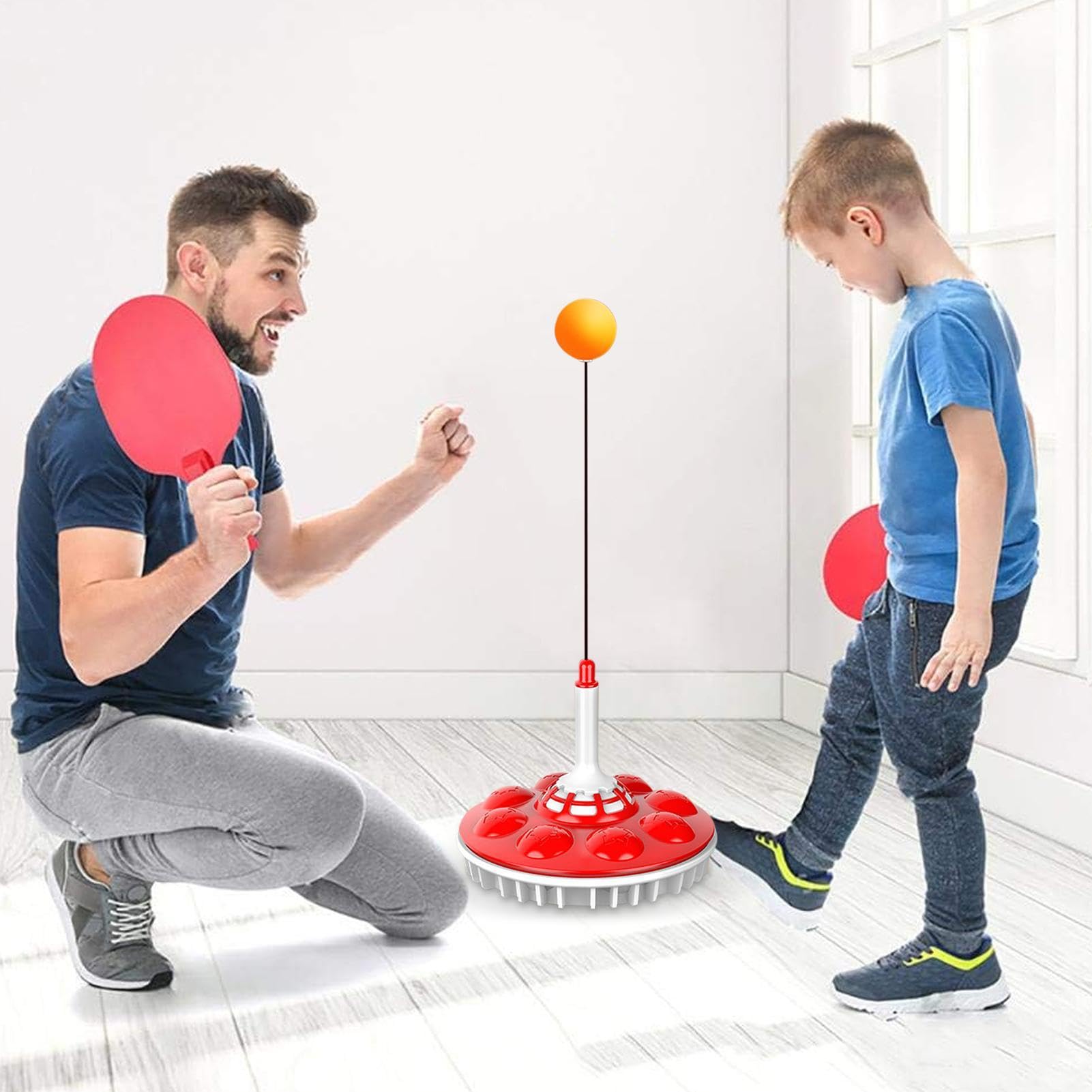 Solos - Attrezzo per allenamento da pong, attrezzo per allenamento a pong, attrezzo portatile per esercizi di velocità di reazione, set da pong e palla