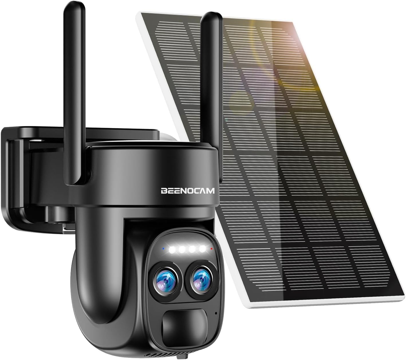 Photo 1 of 4K Dual Lens Security Camera Wireless Outdoor,360°PTZ Solar Security Camera