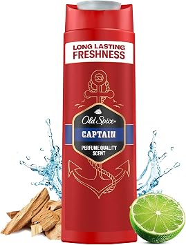 Old Spice Captain Shower Gel and Shampoo for Men 400 ml
