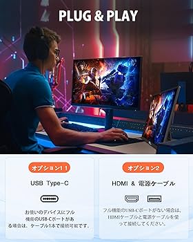 【NGTecoモバイルモニター】開封済み・未使用品／16インチ高精細ディスプレイ Amazon | モバイルモニター 16インチ 1920×1200 モバイル