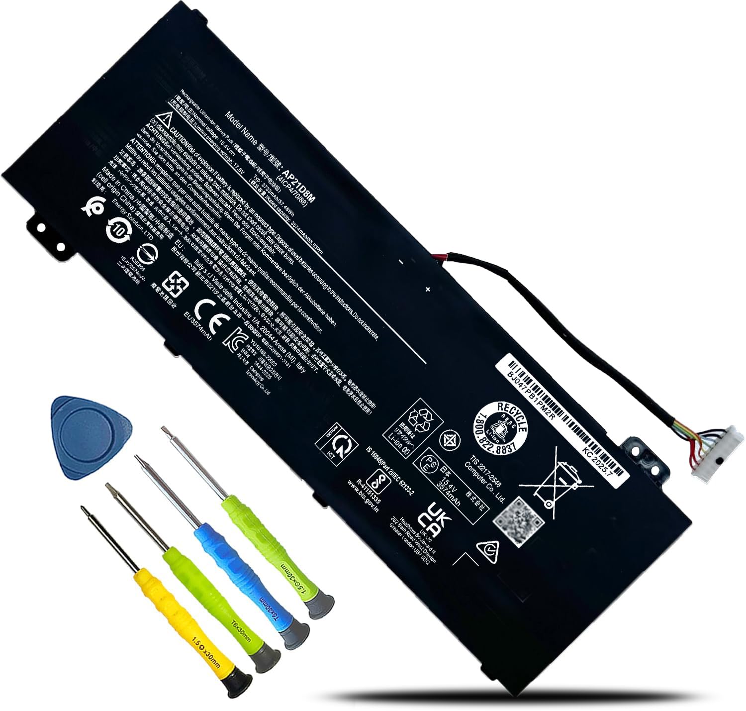 Amazon.com: AP21D8M Laptop Battery for Acer Nitro 5 AN515-46 AN515