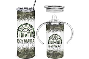 Mama And Mini Tumbler Set,Boy Mama Mom's Boy Matching Boy Mom Tumbler...