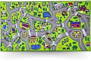 ToyVelt Kids Carpet Playmat Car Rug – Made for Endless Fun