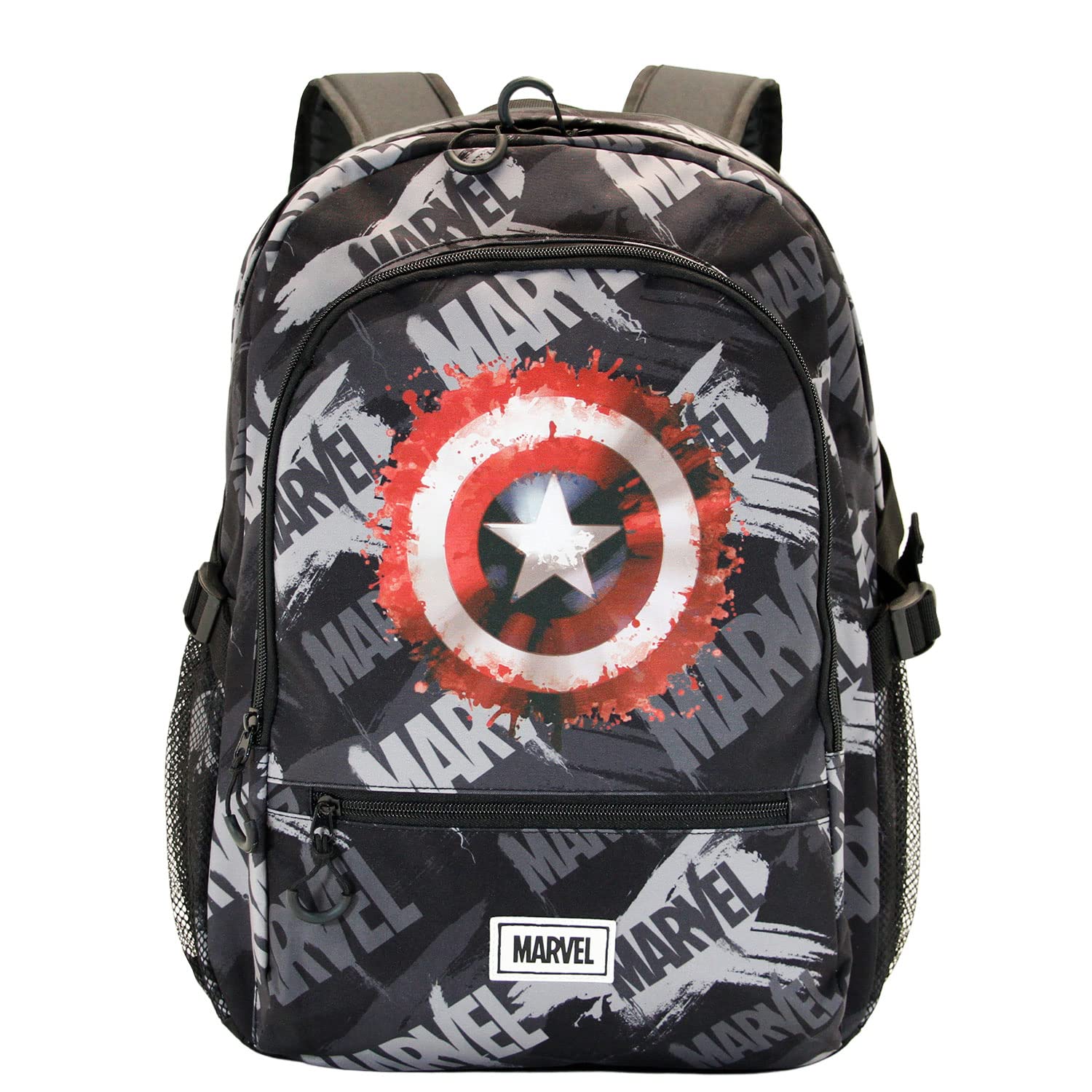 KARACTERMANIA Marvel-Mochila Fight HS FAN, 31 x 44 cm, Capacidad 24 L, Gris C. América