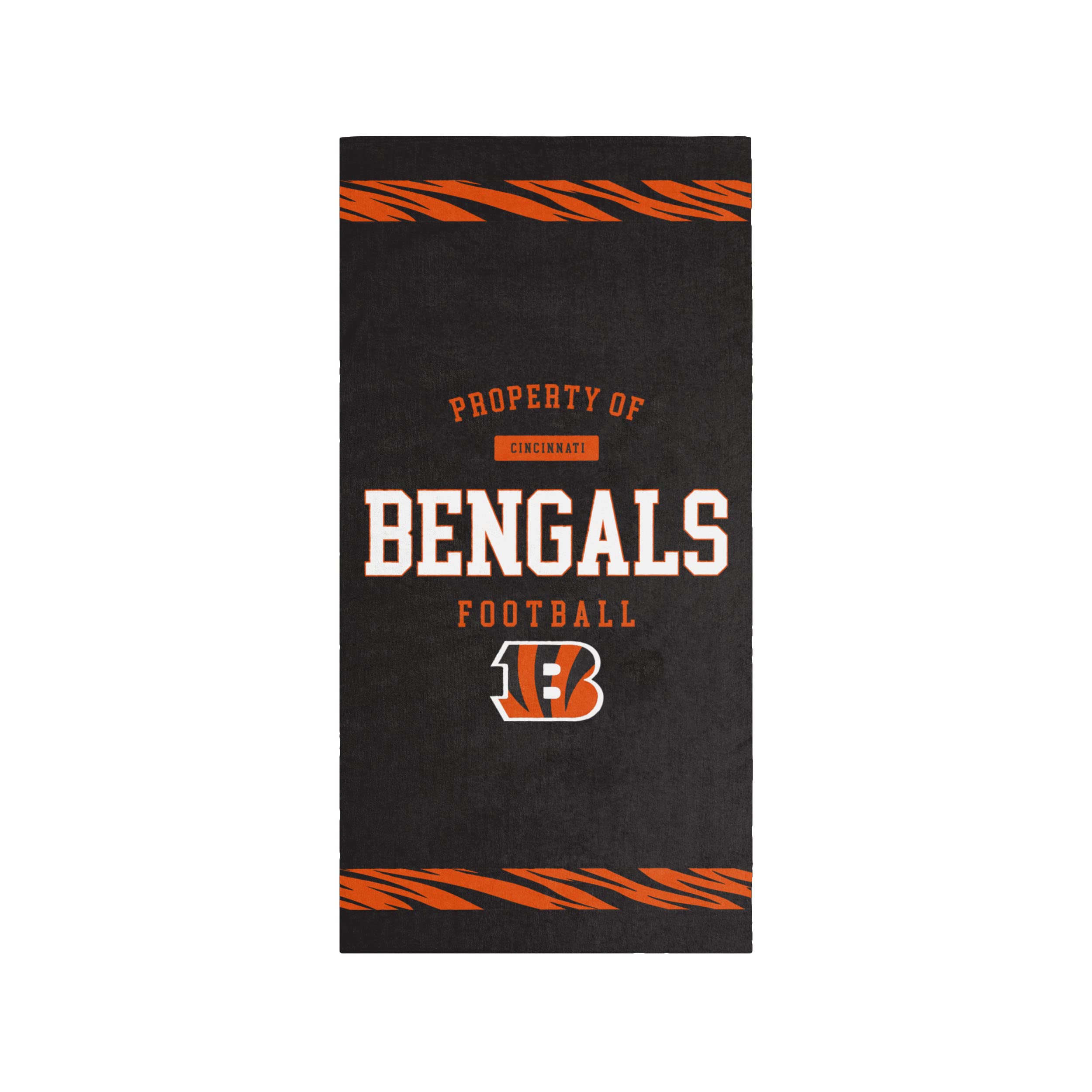 Drap de bain Cincinnati Bengals NFL FOCO en tissu doux et résistant