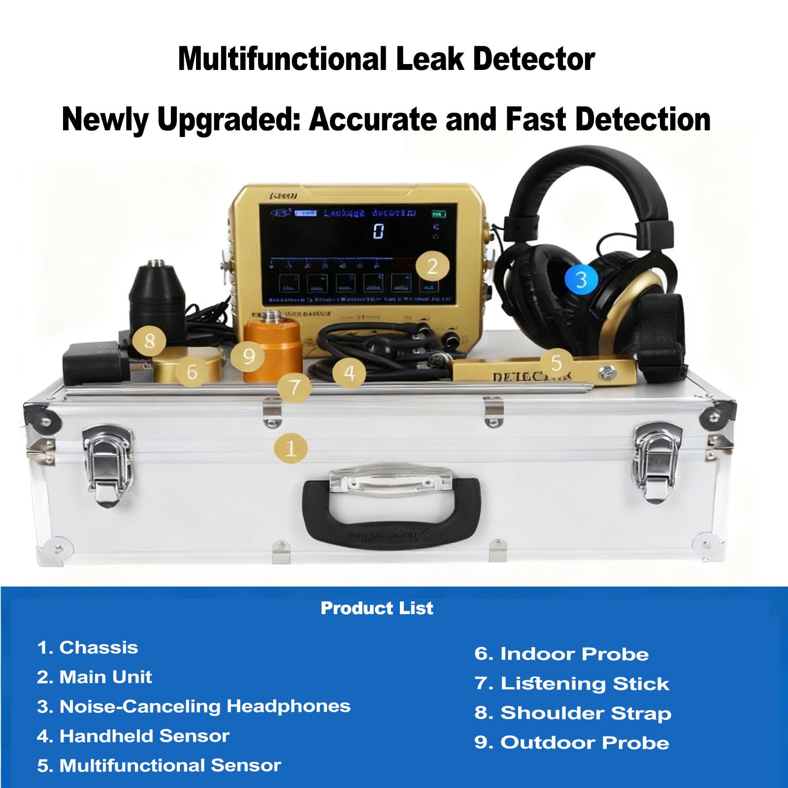 Detector De Fugas De Agua Subterráneas F999H