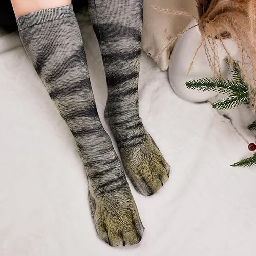 Miniatura 6 de FilmHOO White Elephant Gifts for Adults Funny Animal Paw Socks Gag Gifts Christmas Stocking Stuffers for Men Women Him Teens