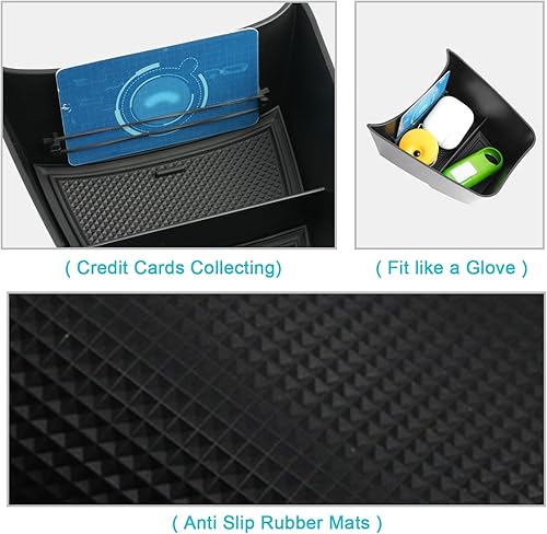 Miniatura 10 de CDEFG Bandeja organizadora de consola central Trax Envista 2024 2025 para Chevy Trax 2024 2025 Buick Envista 2024 2025 Buick Envista Organizador de