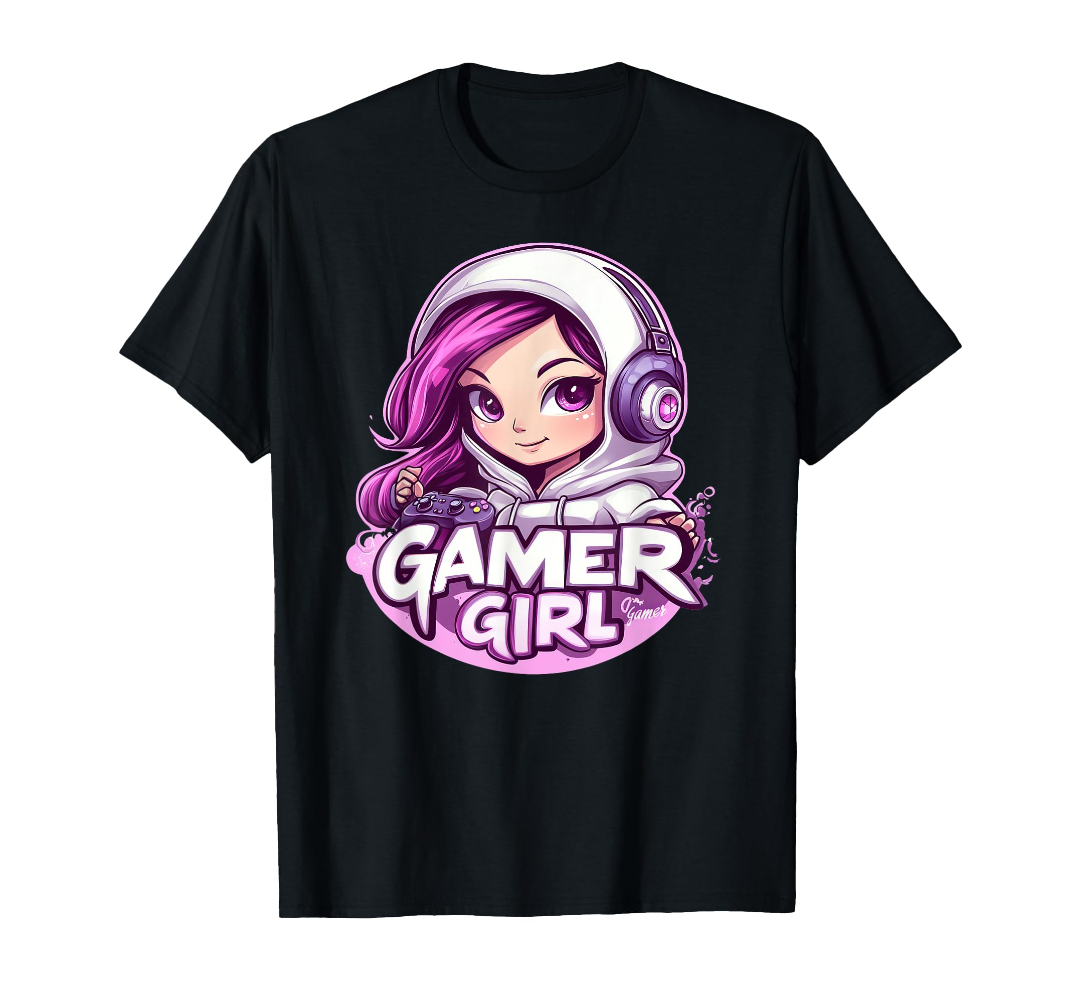 Gamer Girl Cute Video Game Graphic T-Shirt