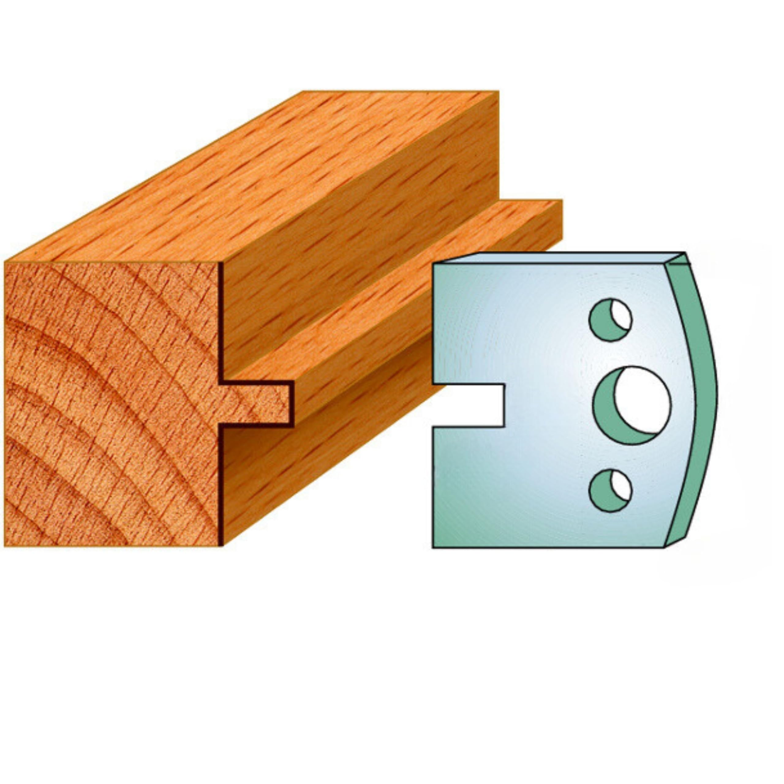 40mm Euro Spindle Moulder Cutters - Profile 017 Knives Only Pack of 2 Made by Xcalibur Tooling โ image 1