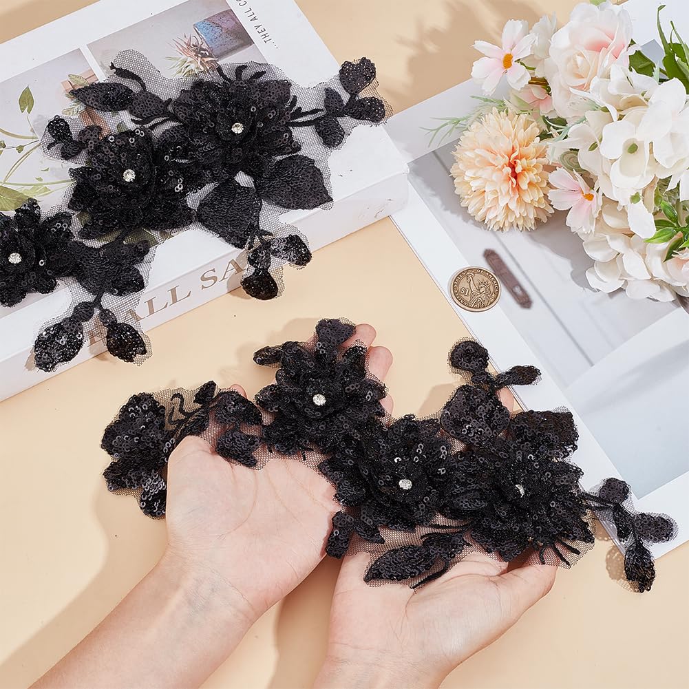 Tissu De Dentelle De Mariée De Luxe Fait à La Main Premium Avec Broderie De Pierre De Cristal Scintillante Pour Les Robes De Soirée Tissu De Dentelle Perlée