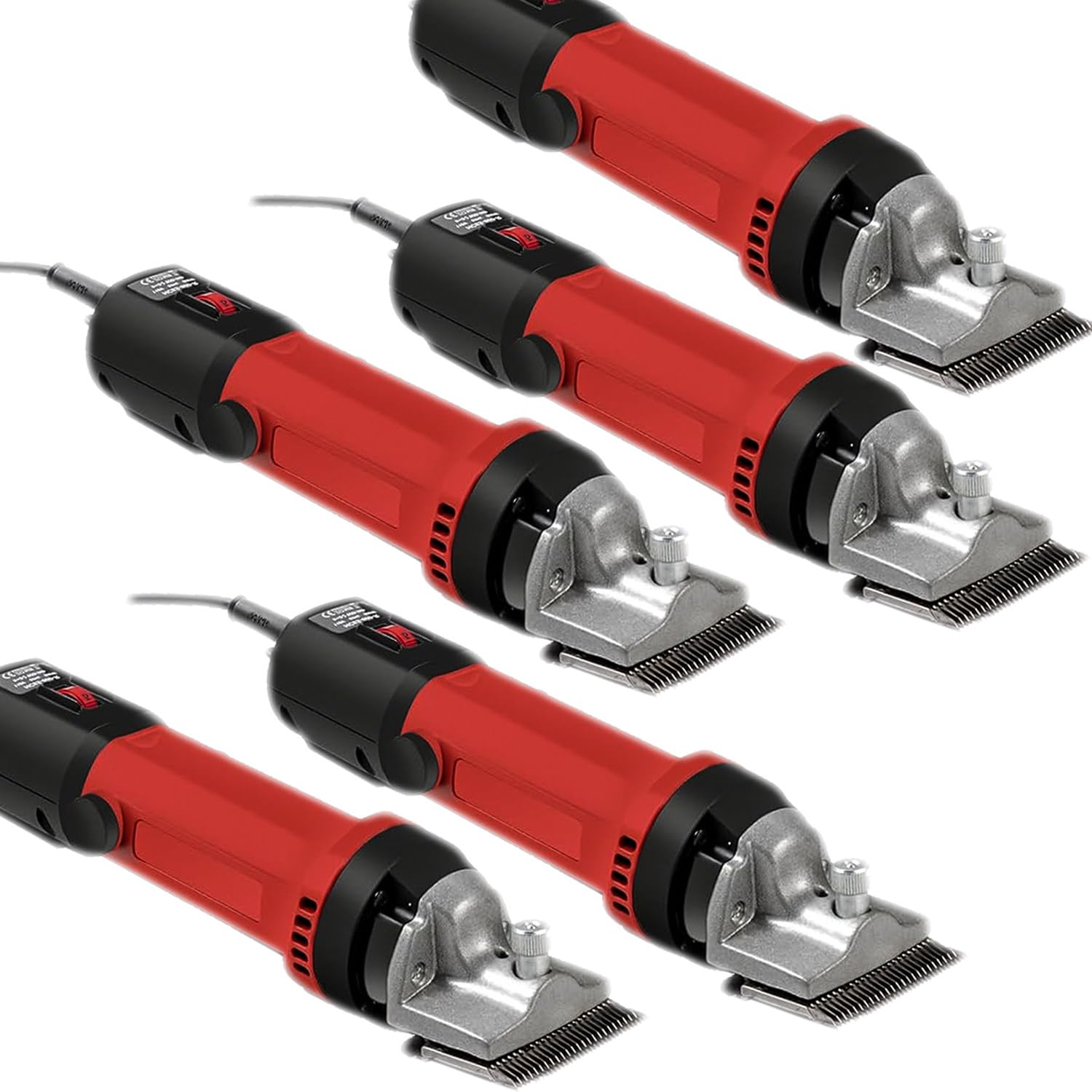 Cortapelos eléctricos para ganado, resistentes de 690 W con cable de 16 pies para el aseo de caballos, camellos, ganado y perros de revestimiento grueso, 110 V