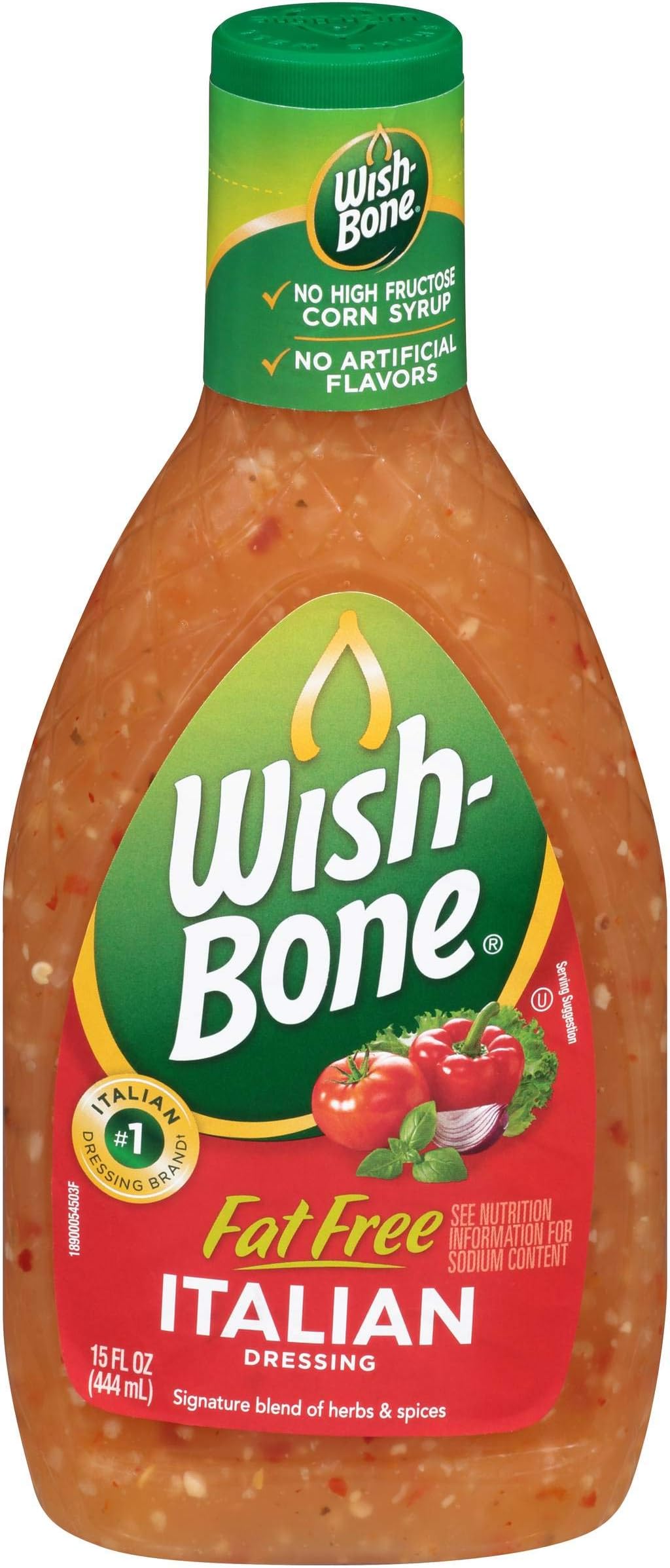 Wish-Bone Fat Free Italian Dressing, 444ml