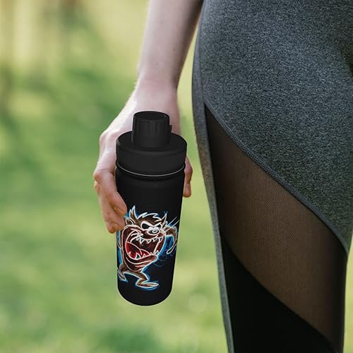 Miniatura 7 de Botella de agua aislada de 18 onzas, taza de vacío de doble pared de acero inoxidable para hombres y mujeres