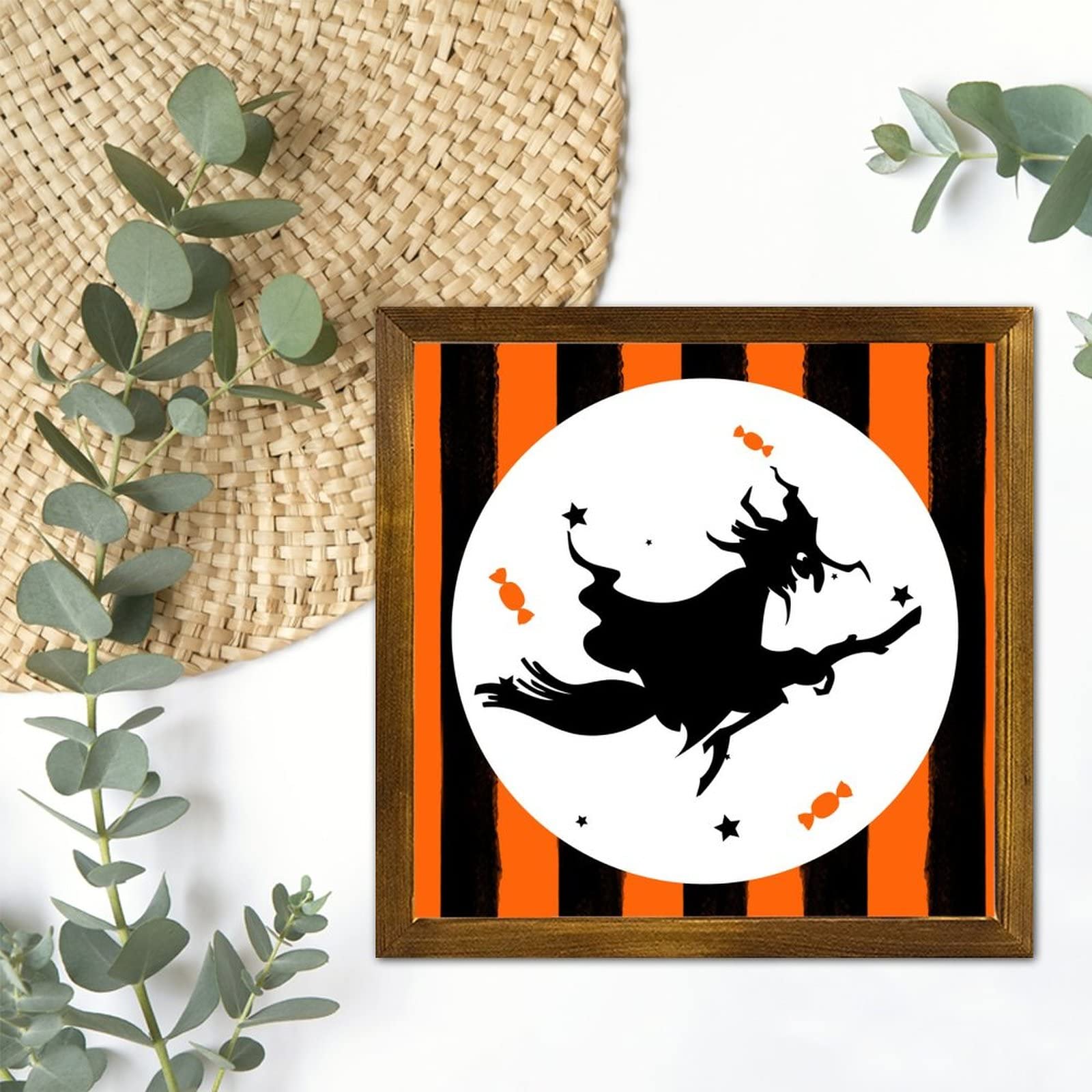 Targa Metallica Decorativa 'Witch As Long As I Breathe' - 20,3x30,5 Cm Con Farfalle E Dente Di Leone - 3