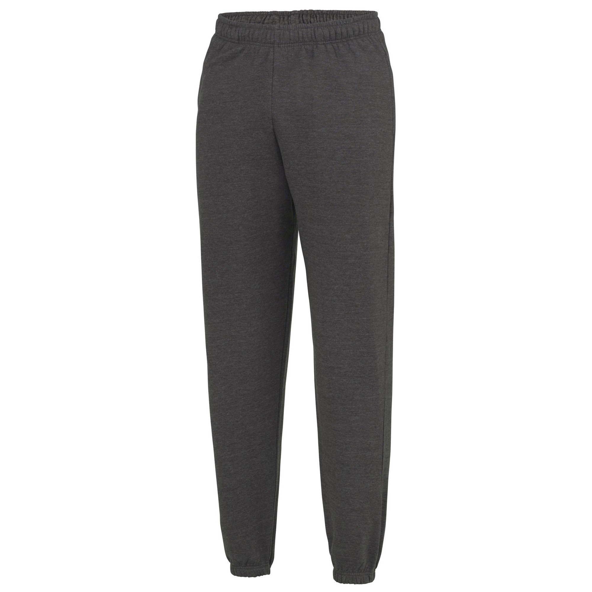 AWDis Just Hoods JH072 College Cuffed Sweatpants - Charcoal - 2XL