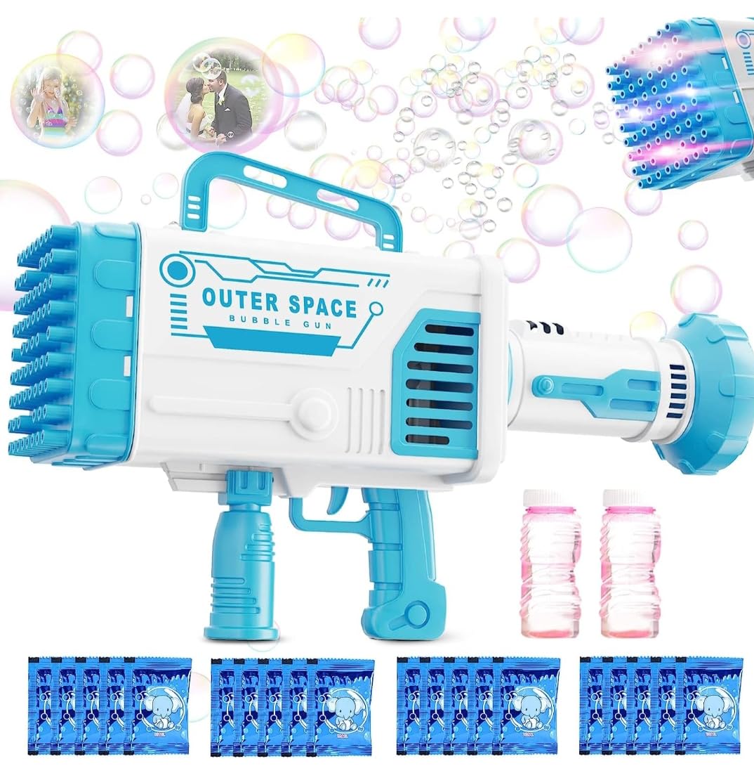 Rocket Boom Bubble Machine Gun Bubble Gun With 60Hole For